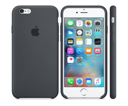 Etui do telefonów APPLE iPhone 6s Silicone Case Charcoal Gray MKY02ZM/A